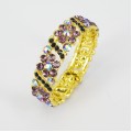 514156 purple crystal bangle
